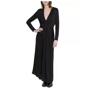 NWT The Kooples Glam Long Sleeve Maxi Dress - size S